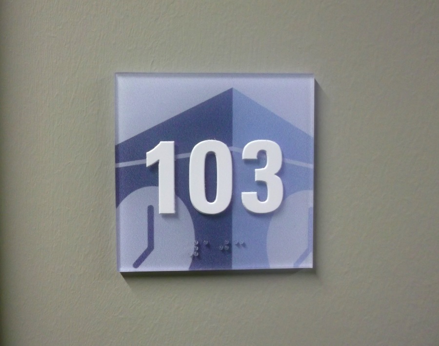 Custom apartment number for Shadow Lake Aquare Apartments